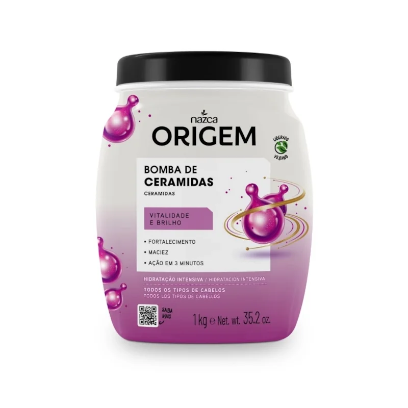 Creme Hidratante Capilar Nazca Origem Ceramidas 1kg