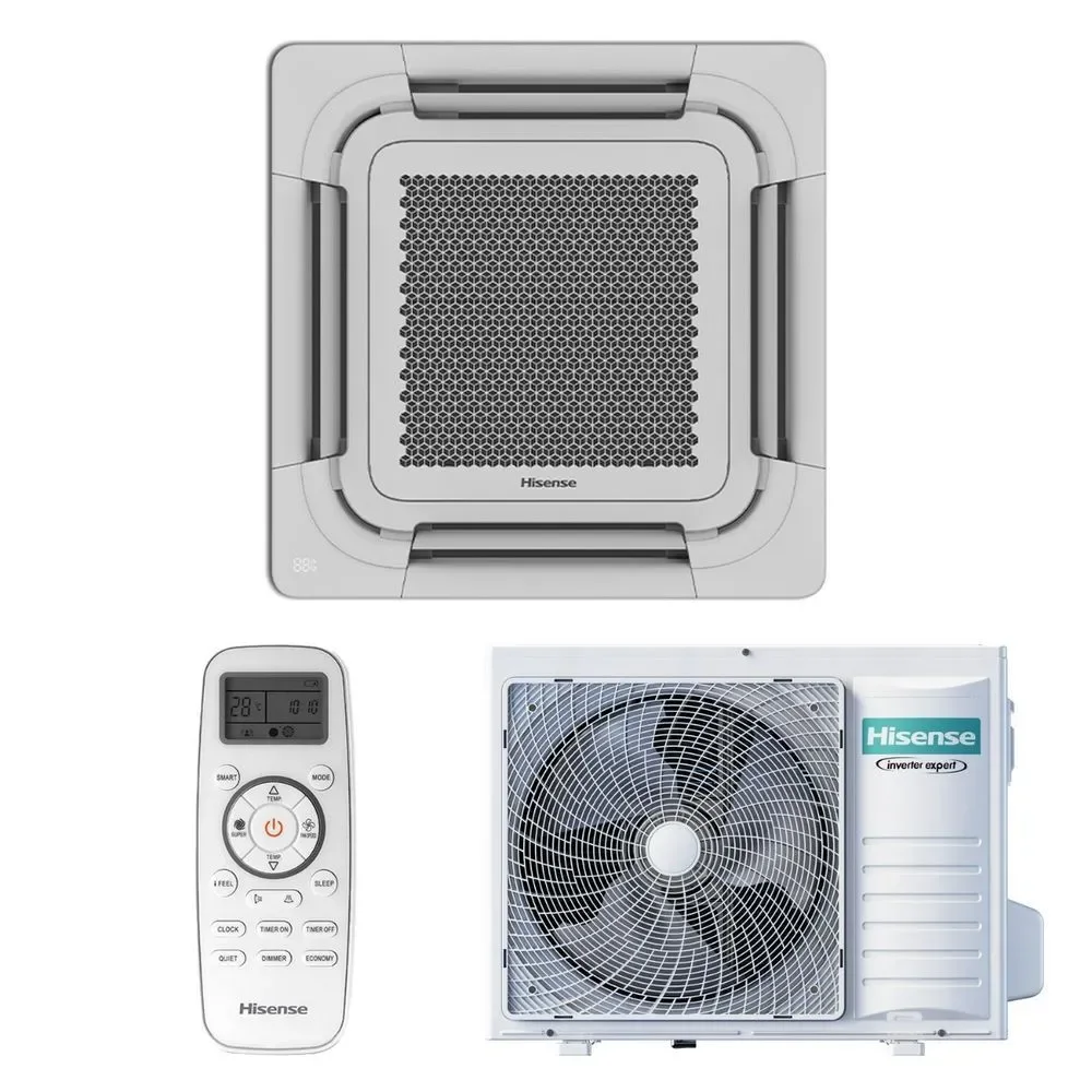 Ar Condicionado Cassete Hisense Inverter 24000 BTUS Frio 220V AUC-24TR2RJC3E