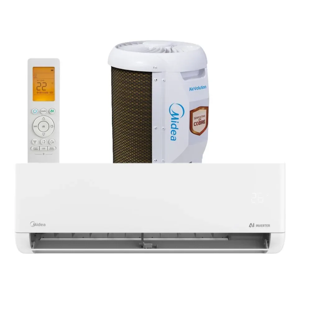 Ar Condicionado Split Inverter Midea AI AirVolution 18.000 BTUs Frio 220V