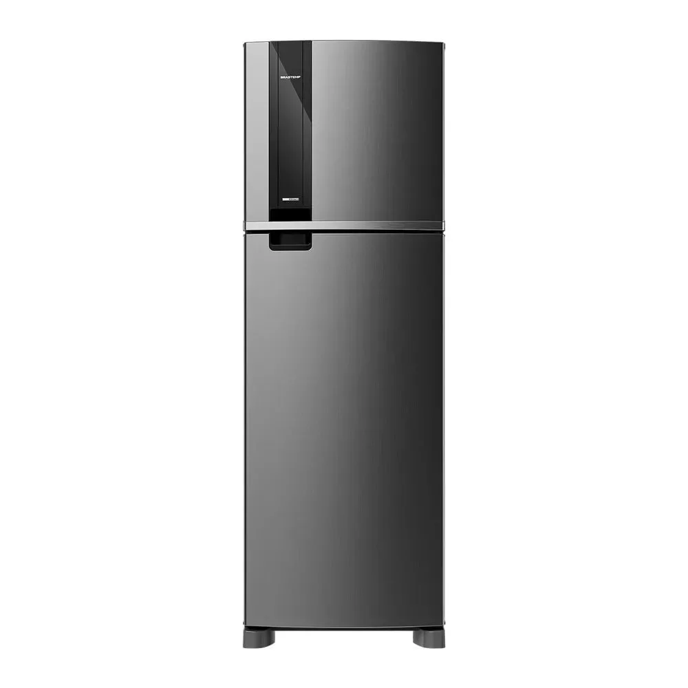 Geladeira Brastemp Duplex Frost Free Inverter 415L com Tecnologia Xpert e Smart Cold e Safe Power BRM51MK Inox 220V