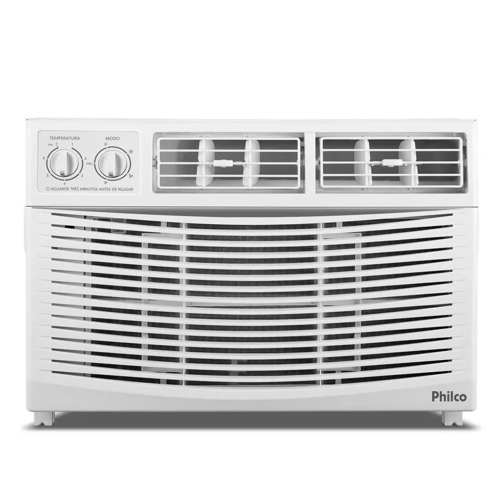 Ar Condicionado Janela Philco Convencional 7500 BTUS Frio 220V Branco Serpentina Cobre Classe a PAJ7FA