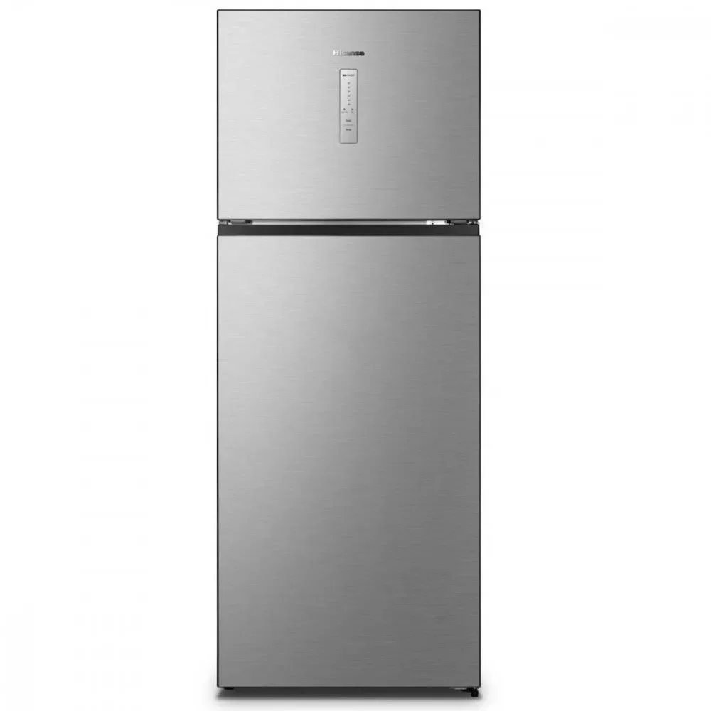 Geladeira Hisense Duplex Frost Free Inverter 466L com Painel Digital Design Inox 110V