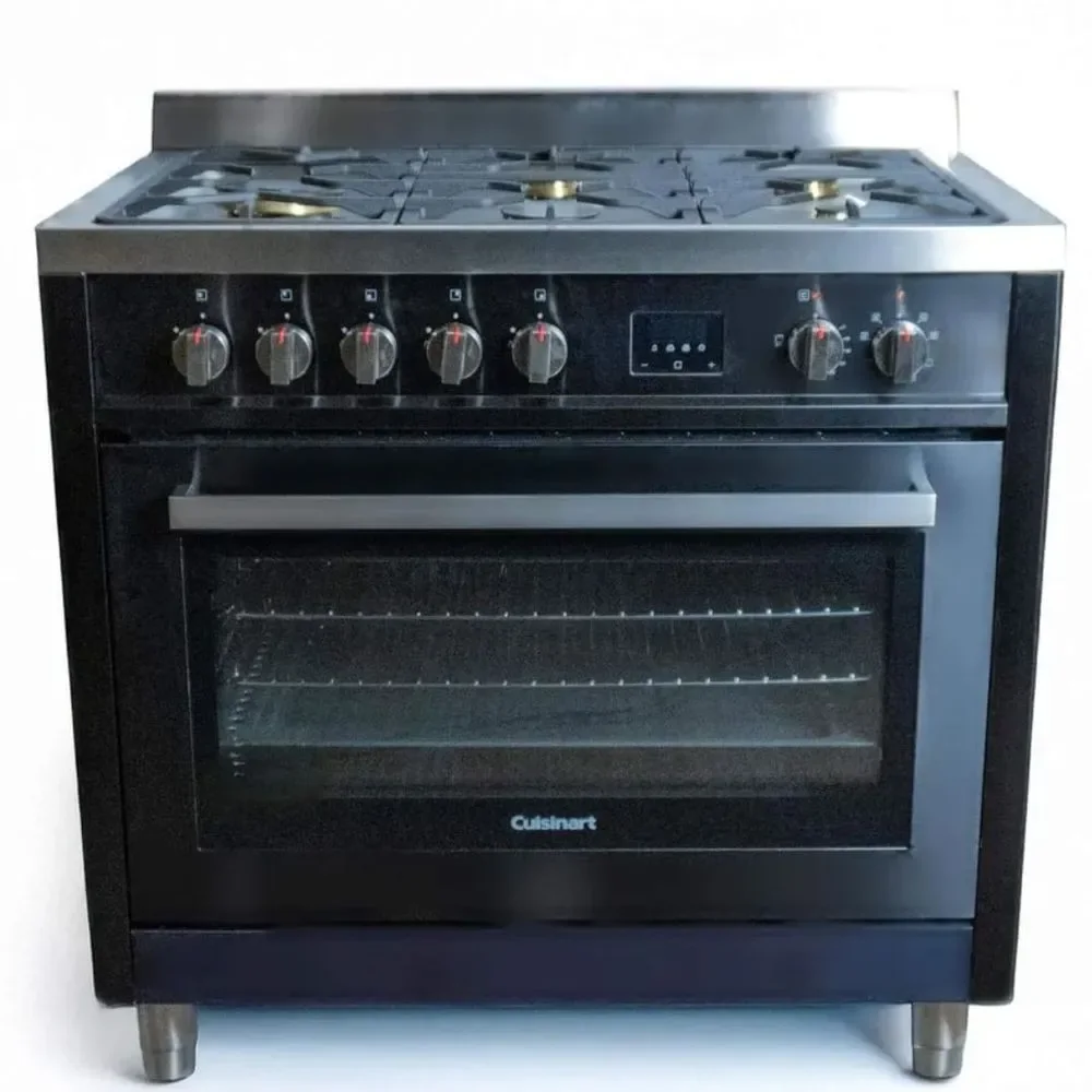 Fogão de Piso 5 Bocas com Forno Elétrico Cuisinart Arkton 4092740104 Inox Acendimento Superautomático 220V