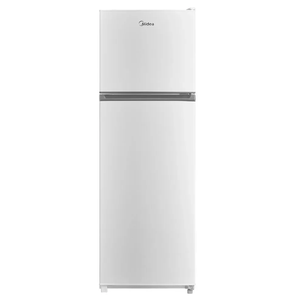 Geladeira Midea Duplex Cycle Defrost Inox 294L Prateleiras de Vidro MD-RT411 Branco 110V