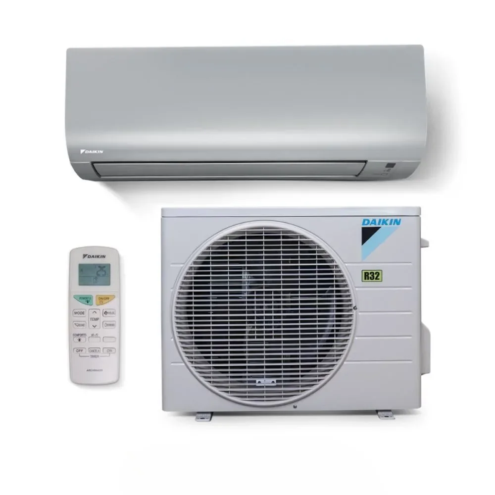 Ar Condicionado 9000 Btus Split Hi Wall Daikin Full Inverter Icolor Prata Quente E Frio 220v