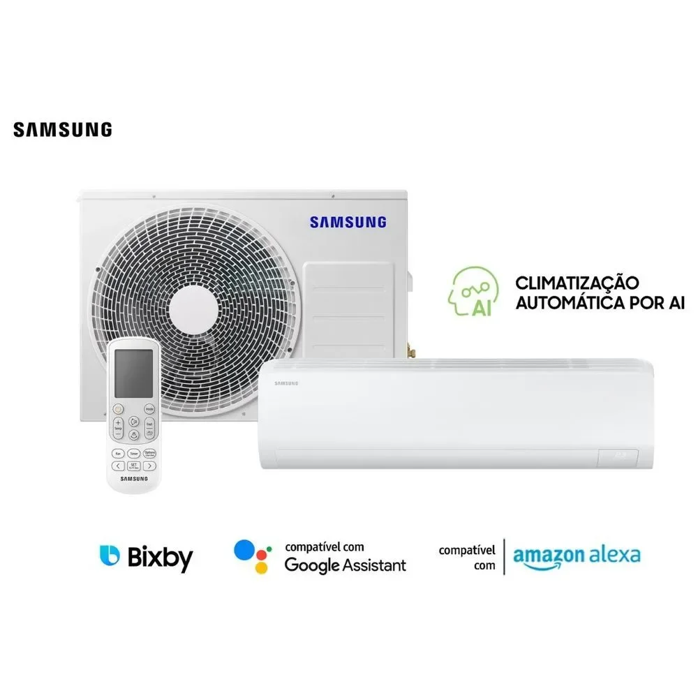 Ar Condicionado Split Samsung Windfree Ai Pro Inverter 9000 BTUS Frio 220V AR60H09D1