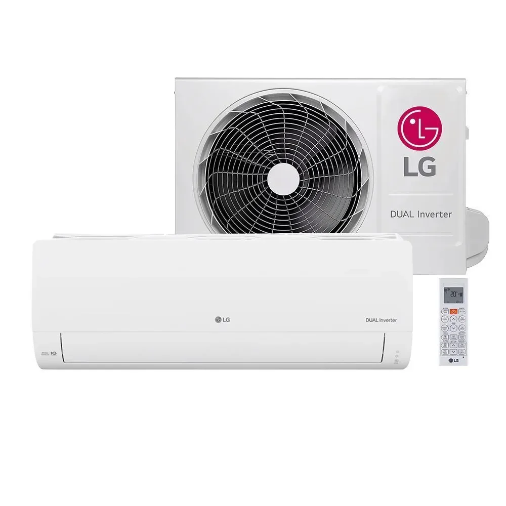 Ar Condicionado Split Hi Wall LG Dual Inverter AI Voice 9000 BTUS Quente-Frio 220V Branco S3-W09AA33E