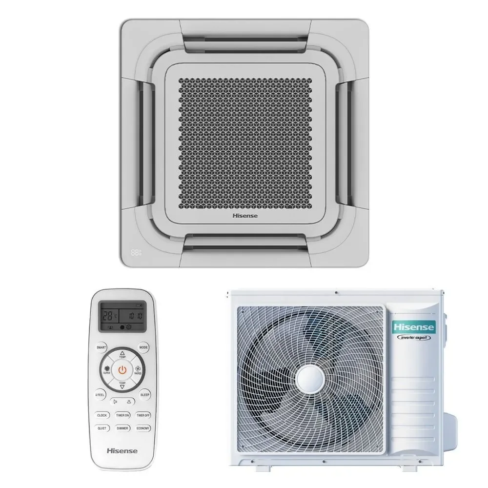 Ar Condicionado Cassete Hisense Inverter 36000 BTUS Frio 220V AUC-36TR2RKJC3