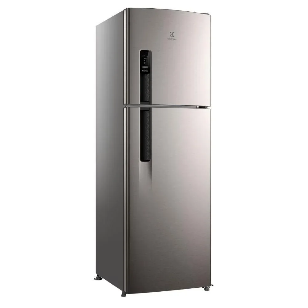Geladeira Electrolux Duplex Frost Free Inverter 380L Autosense Gaveta Hortifruti IF41 Inox 110V