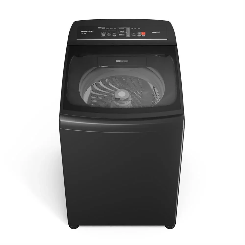 Máquina de Lavar Brastemp BWT15A9 15kg Automática Superior com Ciclo Tira Manchas Advanced Cinza