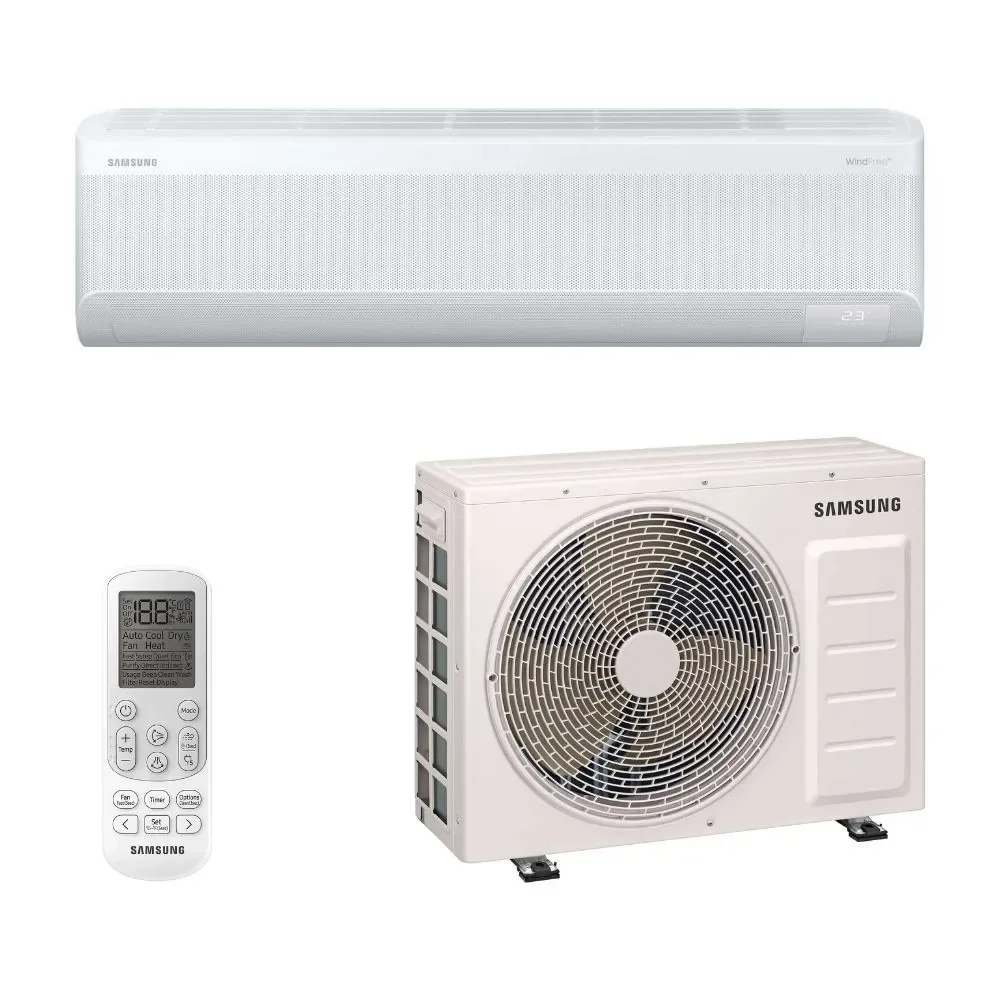 Ar Condicionado Split Inverter Samsung WindFree AI Pro 18000 BTUs Frio 220V AR60H18D1AWXAZ