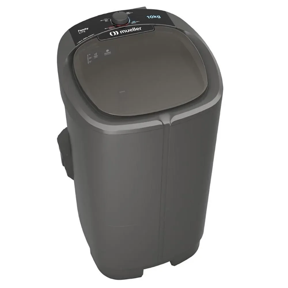 Lavadora de Roupas Mueller Family Lite 10KG Semiautomática com Family Filter Cinza 110V