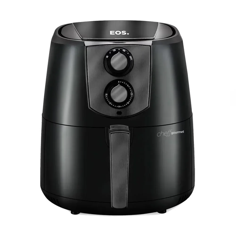 Fritadeira sem Óleo Air Fryer Eos Chef Gourmet EAF42T 4,2L Antiaderente Timer Preto 110V