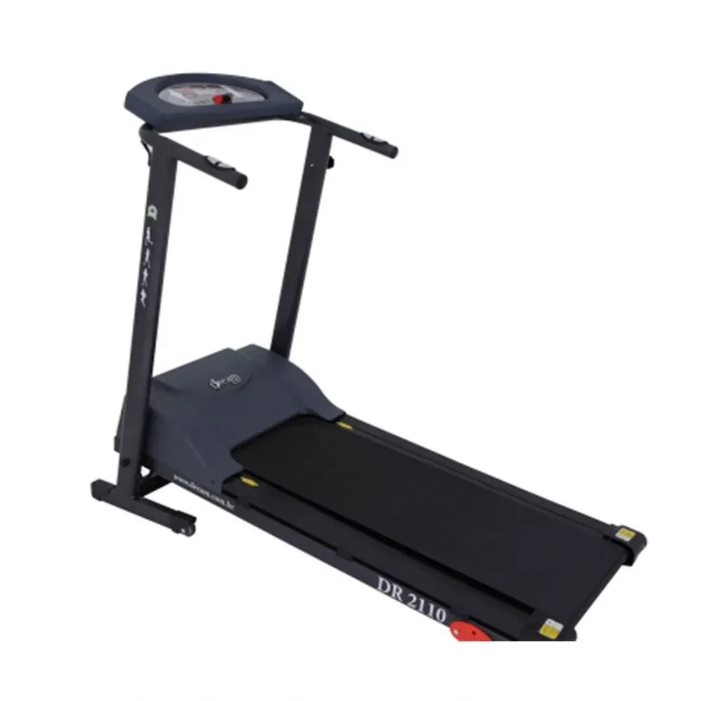 Esteira Eletrônica Dream Dr 2110 Até 120kg Chumbo Com Cinza Bvolt