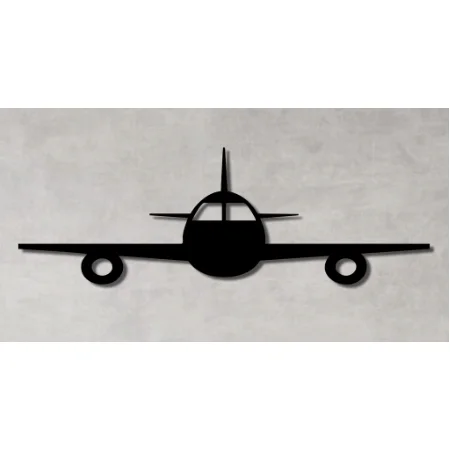 Quadro Decorativo Vazado Aviãozinho Avião MDF Escultura de Parede MDF 3mm acompanha dupla face