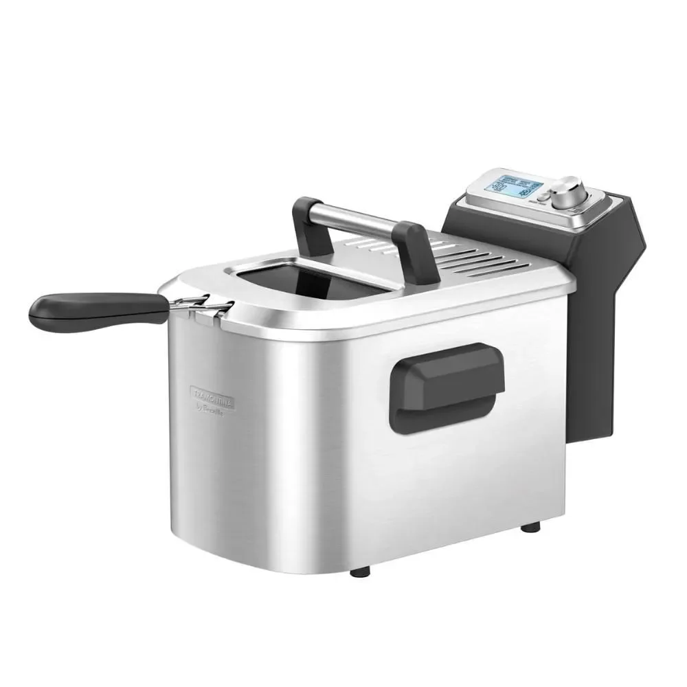 Fritadeira Elétrica com Óleo Tramontina Smart 4L 1900W 7 Funções Aço Inox Prata 110V