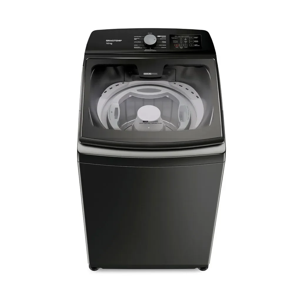 Lavadora de Roupas Brastemp Double Wash 16KG Titanio BWD16A9