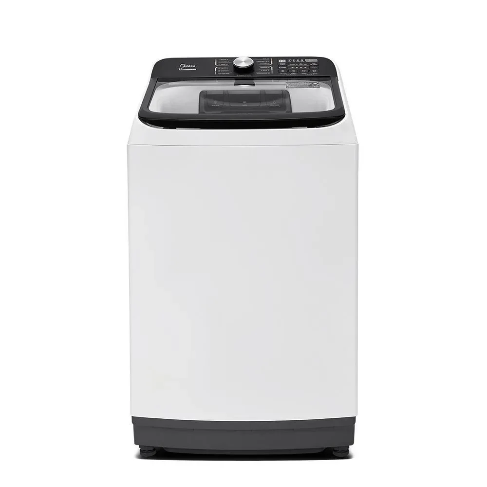 Lavadora de Roupas Midea Wave Agitador 15kg Automática Top Load com 13 Programas Branco 110V