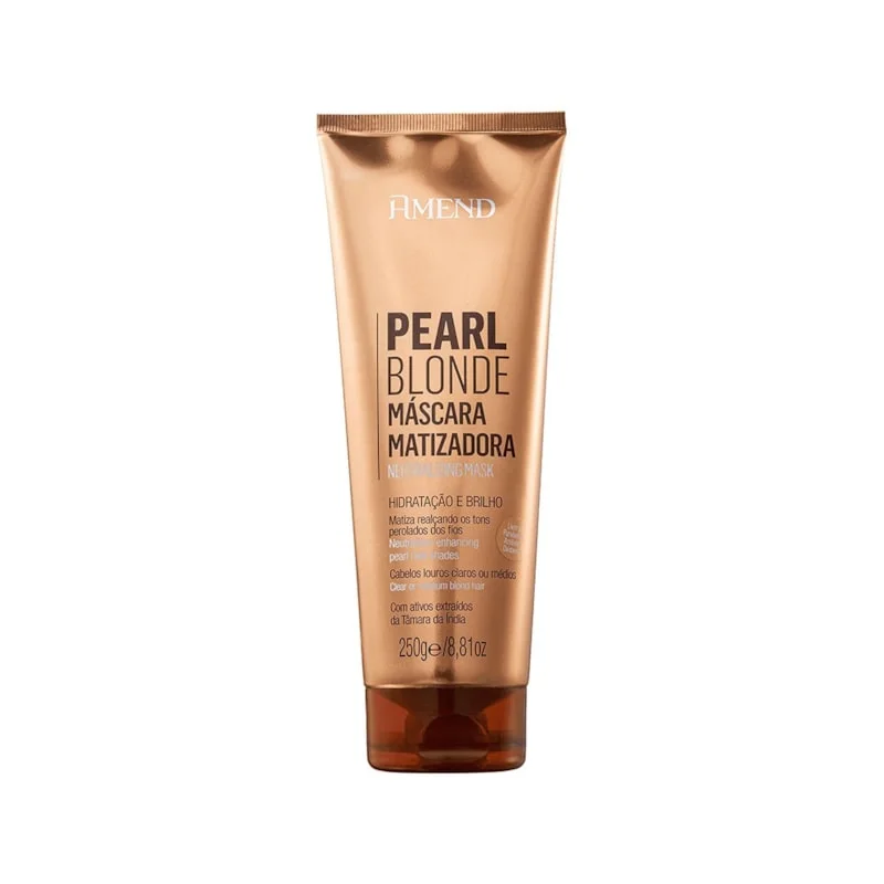 Máscara De Tratamento Amend Pearl Blonde Matizadora 250g