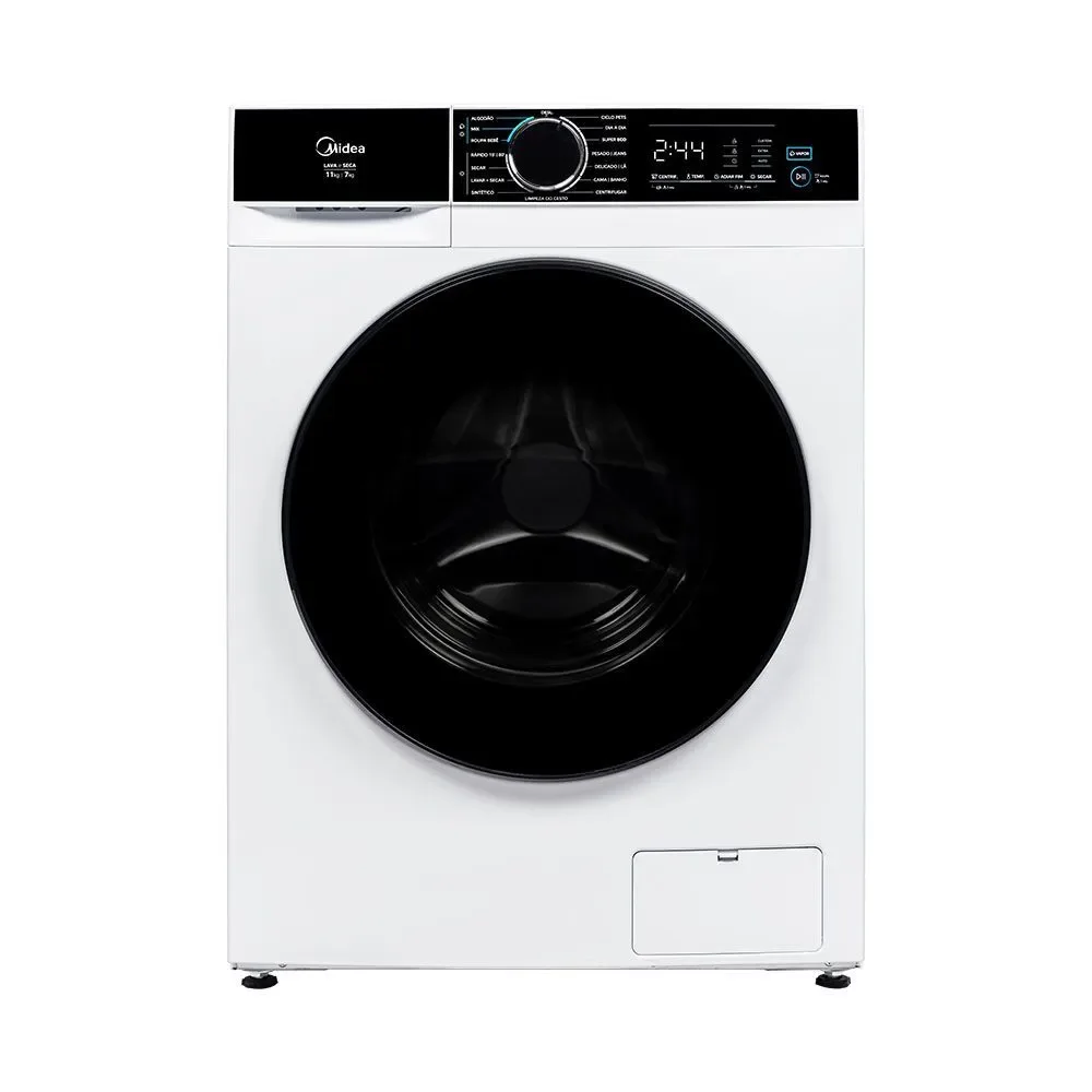 Lavadora De Roupas Lava E Seca Midea 11Kg Ciclo Pets Branca (MFA01D110B/WK)