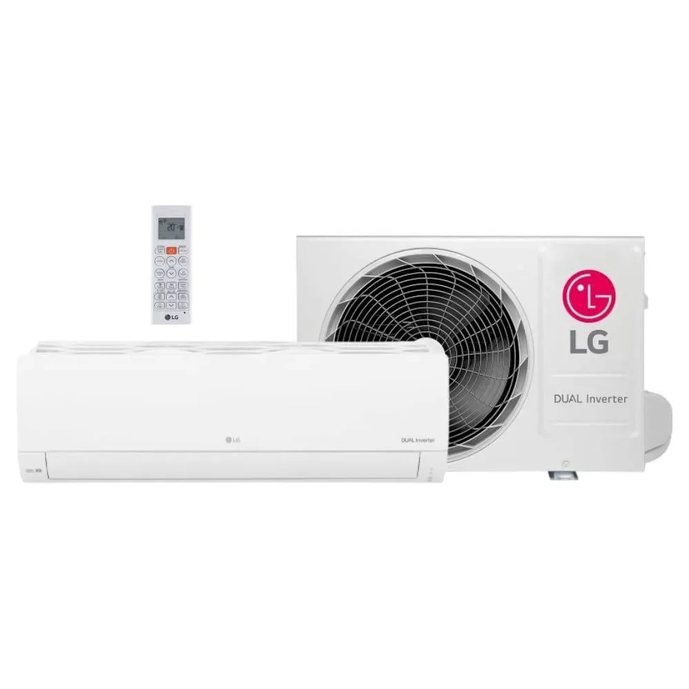 Ar Condicionado Split LG DUAL Inverter Compact +AI 12000 BTUs Quente e Frio 220V S3-W12JAQAL