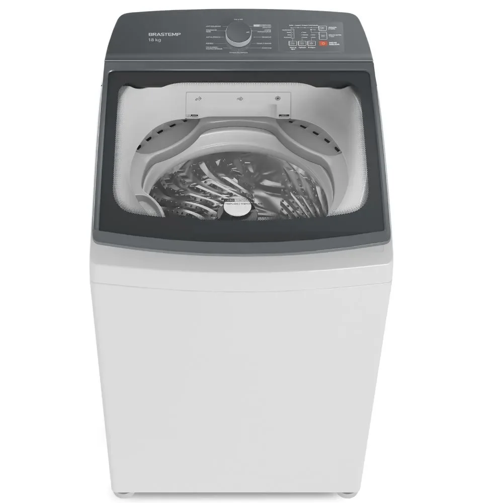 Lavadora de Roupas Brastemp BWF18AB 18kg Automática Ciclo Tira Manchas Advanced Antibolinha Branco 220V