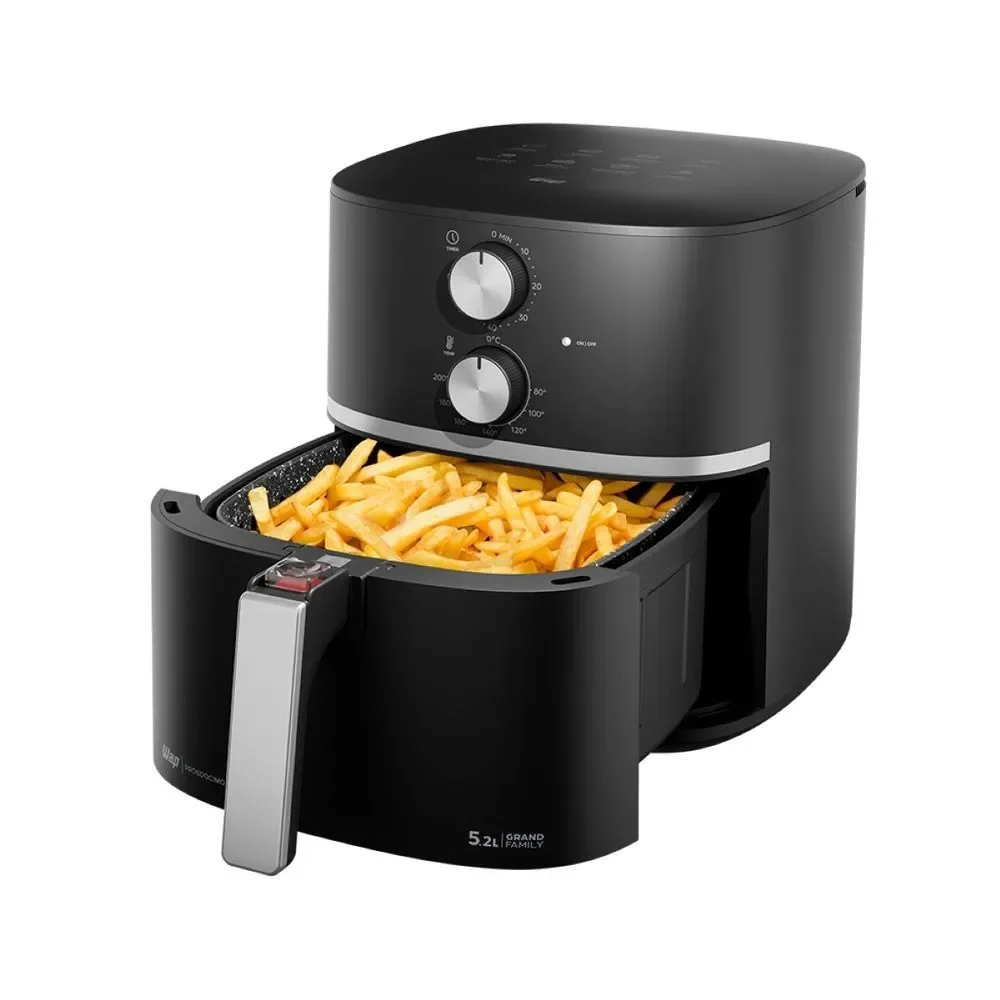 Fritadeira Elétrica sem Óleo WAP WAFG2S 5,2L 1500W Antiaderente Preto 220V