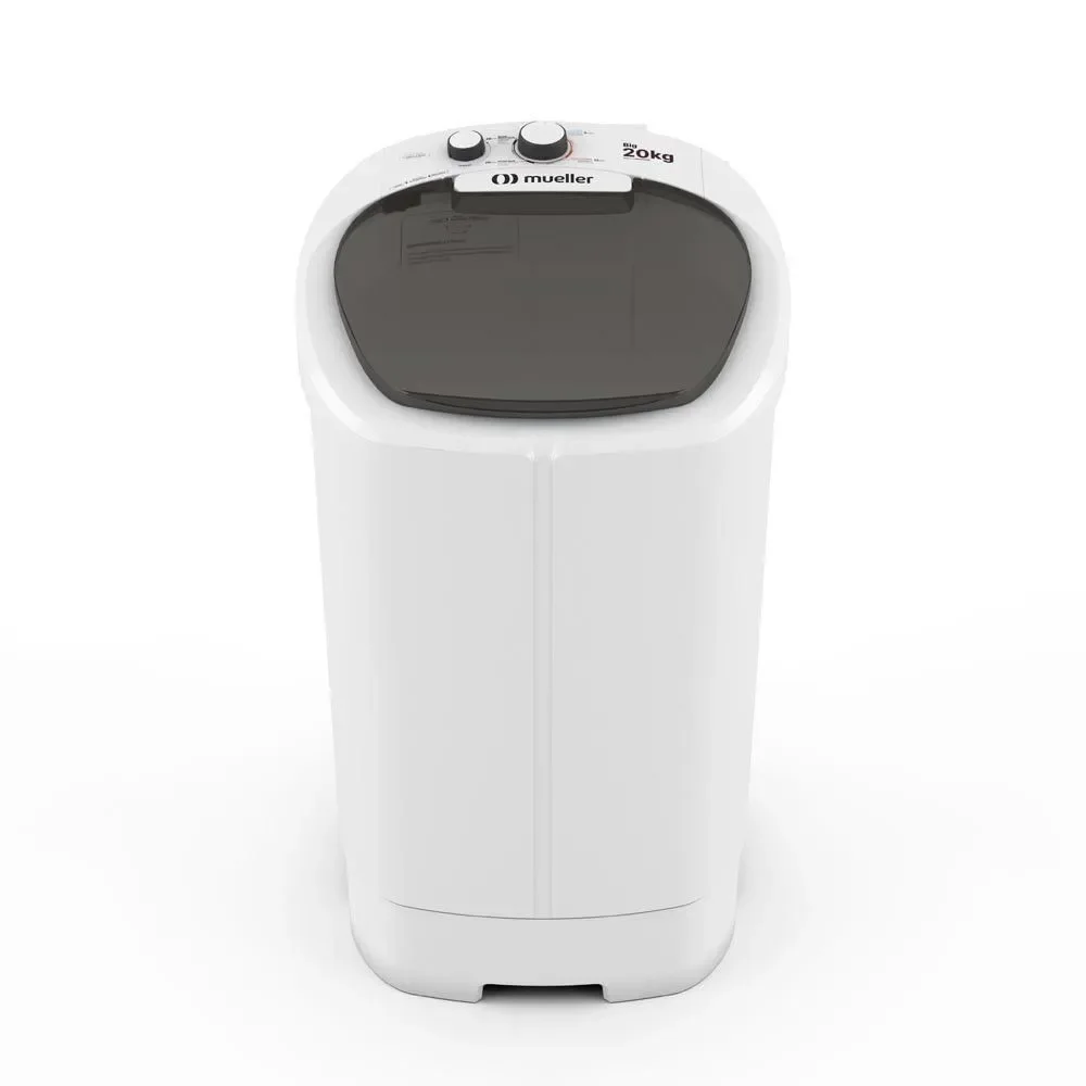 Tanquinho Mueller 6100006 20kg Lavadora Semiautomática com Lava Edredom e Reaproveitamento Branco 110V