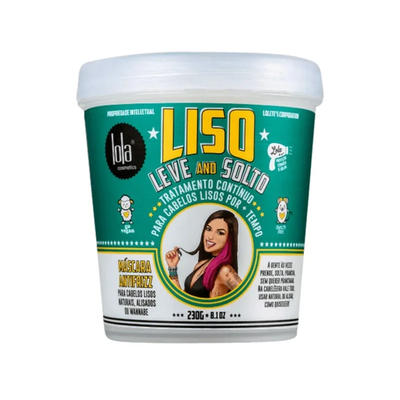 Máscara De Tratamento Lola Liso, Leve e Solto 230g