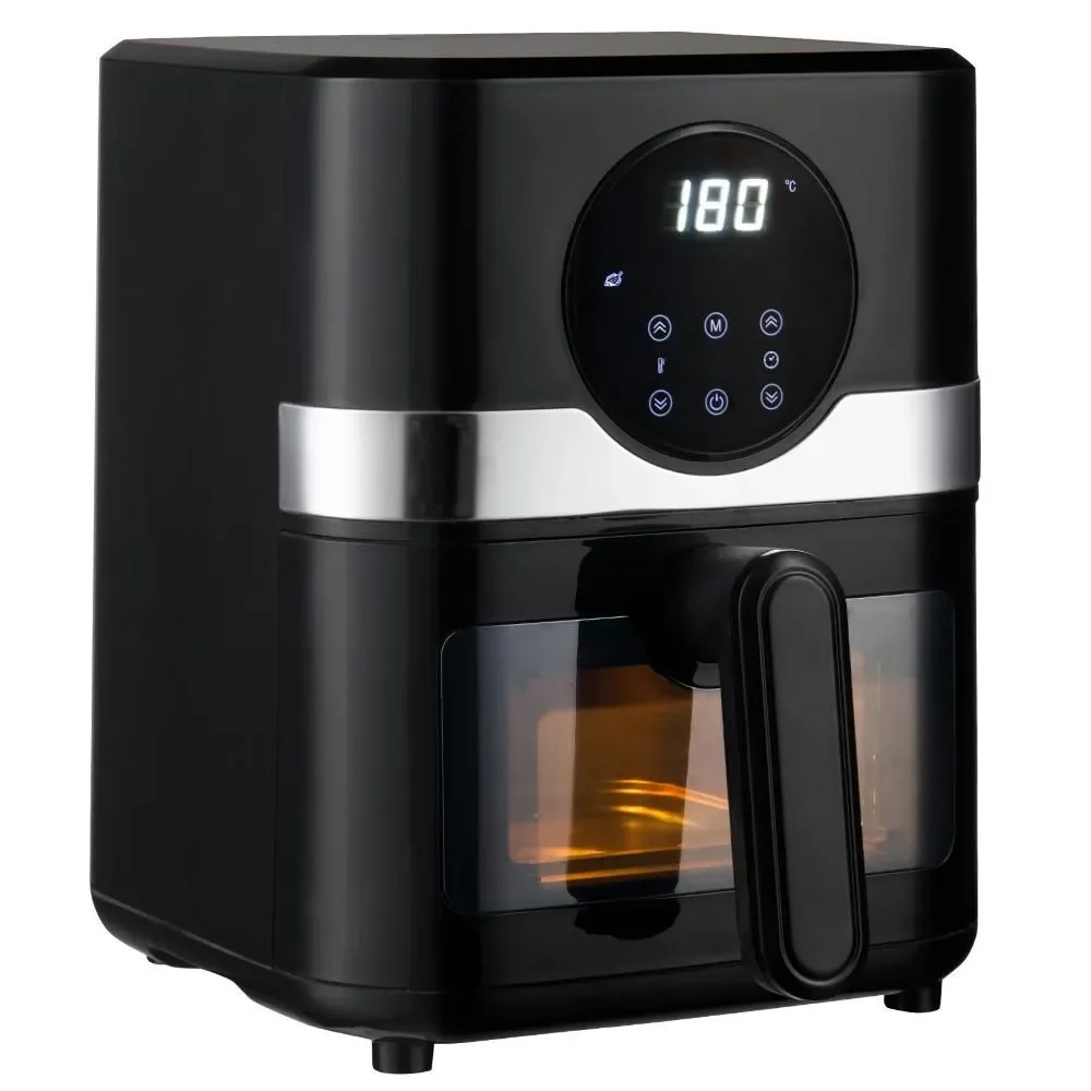 Air Fryer Fritadeira sem Óleo Digital Extream 4,3L 1400W Multifuncional com 8 Programas Preto 220V