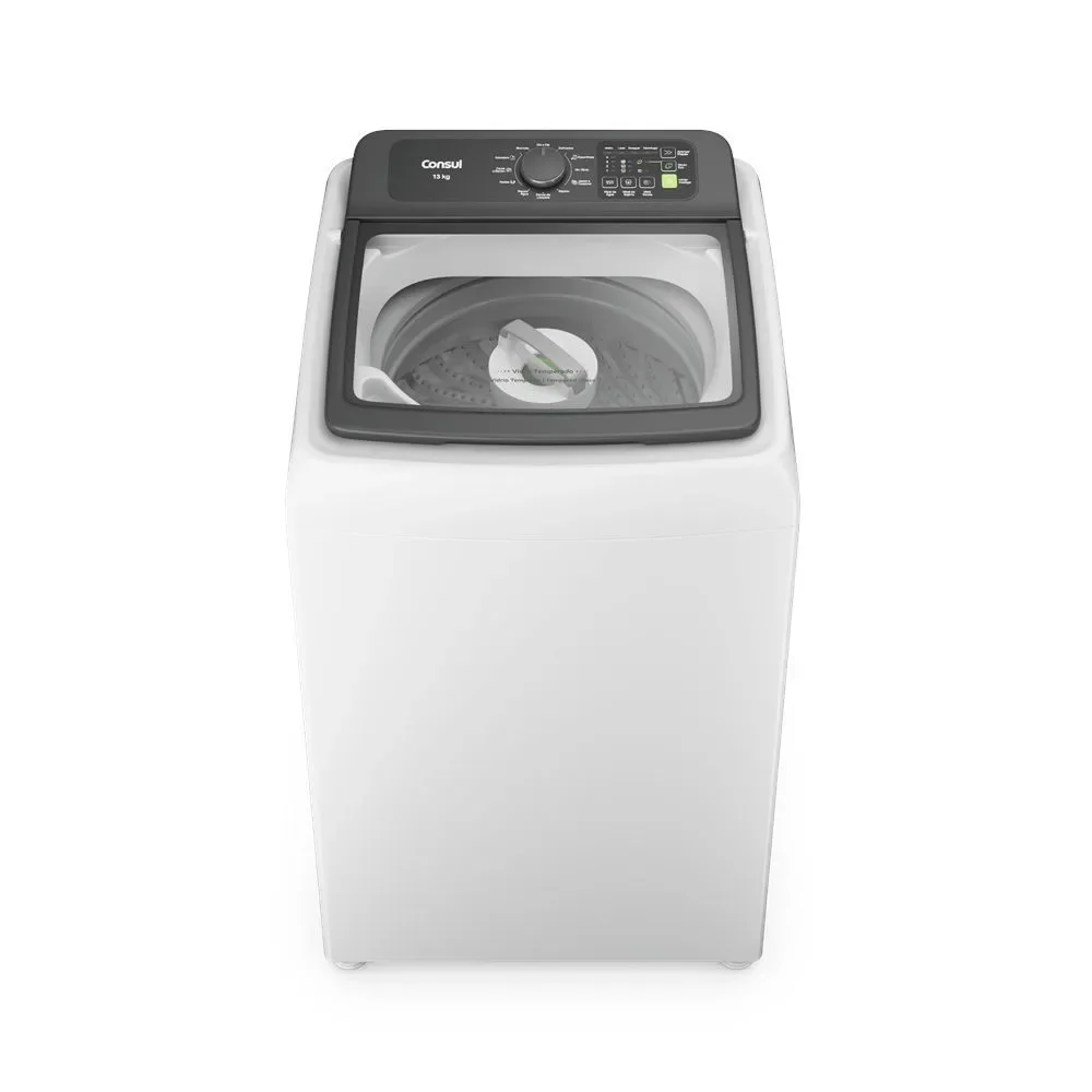 Lavadora de Roupas Consul CWN13AB 13kg Automática com Modo Eco Lava Tênis e Edredom Branca