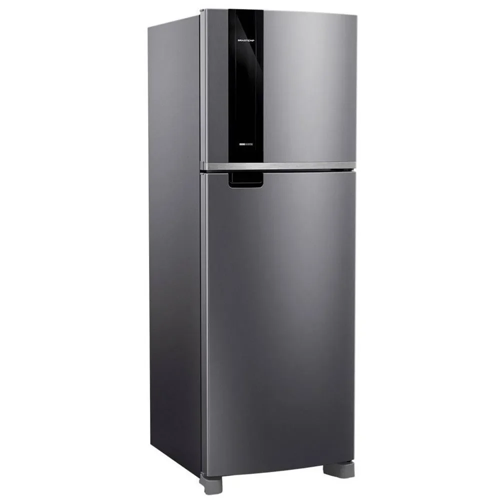 Geladeira Brastemp Duplex Frost Free Inverter 385L com Painel Digital Interno BRM46MK Inox 220V