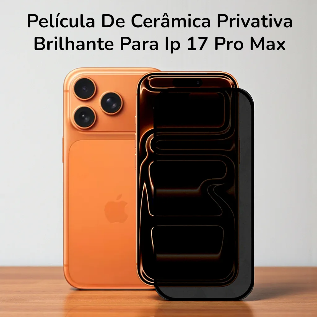 Película De Privacidade De Cerâmica Para Ip 17 Pro Max