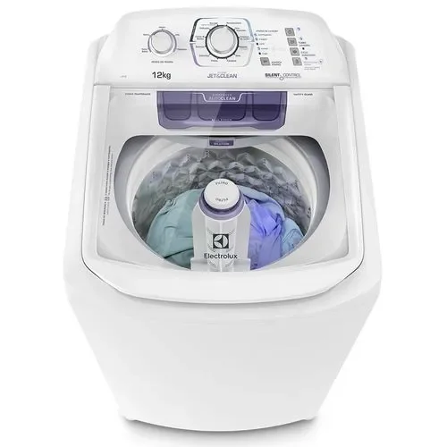 Máquina de Lavar Electrolux 12kg Branca Turbo Economia Silenciosa com Cesto Inox (LAC12)