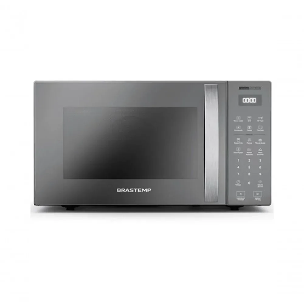 Micro-ondas de Bancada Brastemp BMC29AR 29L Airfryer Convecção Grill Função Tira Odor Inox 110V