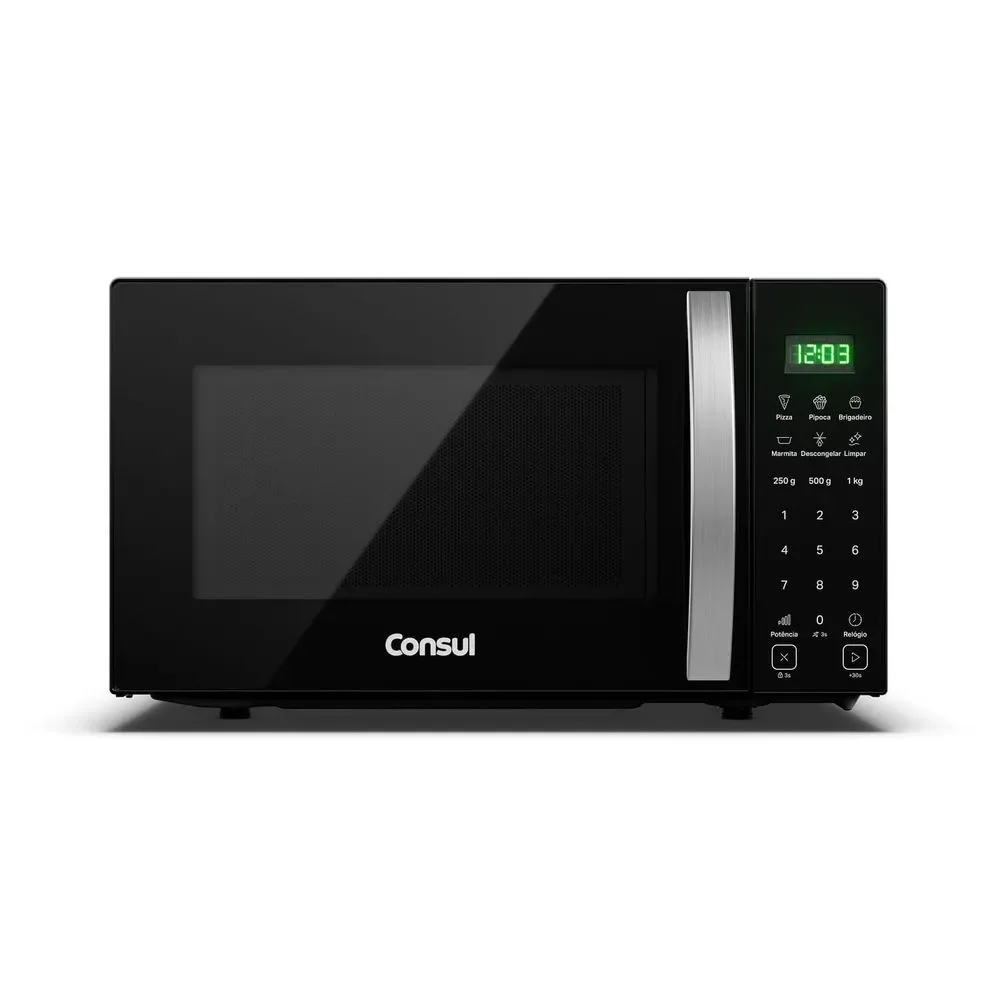 Micro-ondas de Bancada Consul CMS23AE 23L com Função Marmita Menu Fácil Limpeza Preto 110V