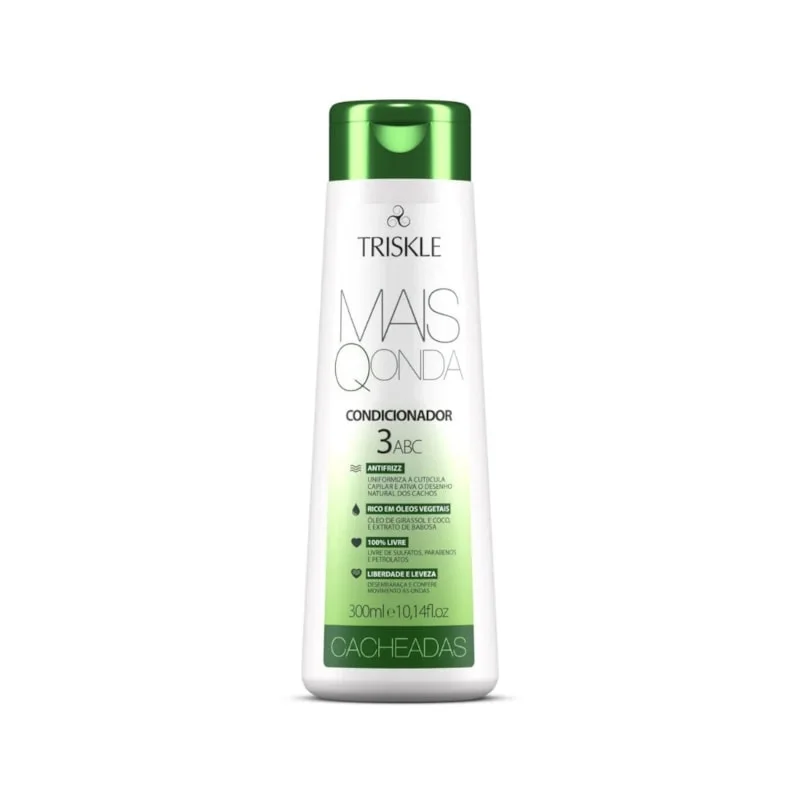 Condicionador Triskle Mais Q Onda Cacheadas 300ml
