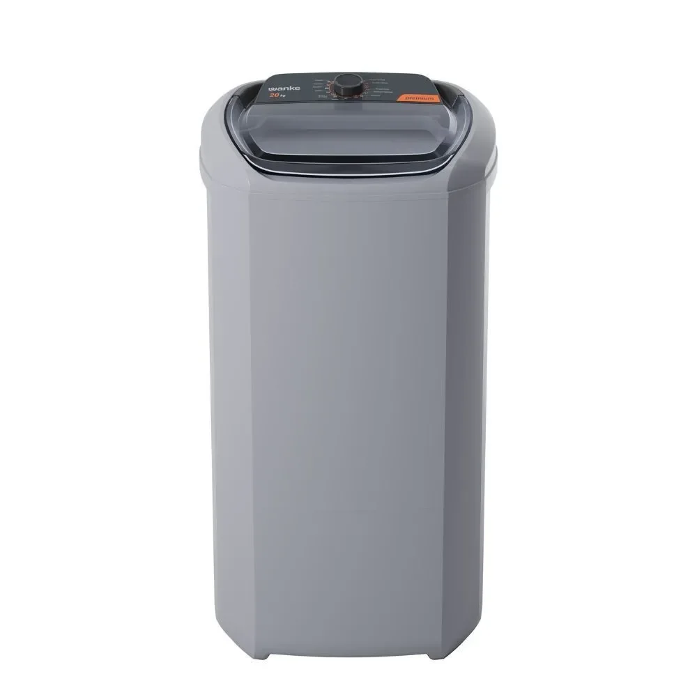 Lavadora de Roupas Wanke New Premium Lwbe201t3 20kg Semiautomática Silver com 10 Programas 110V