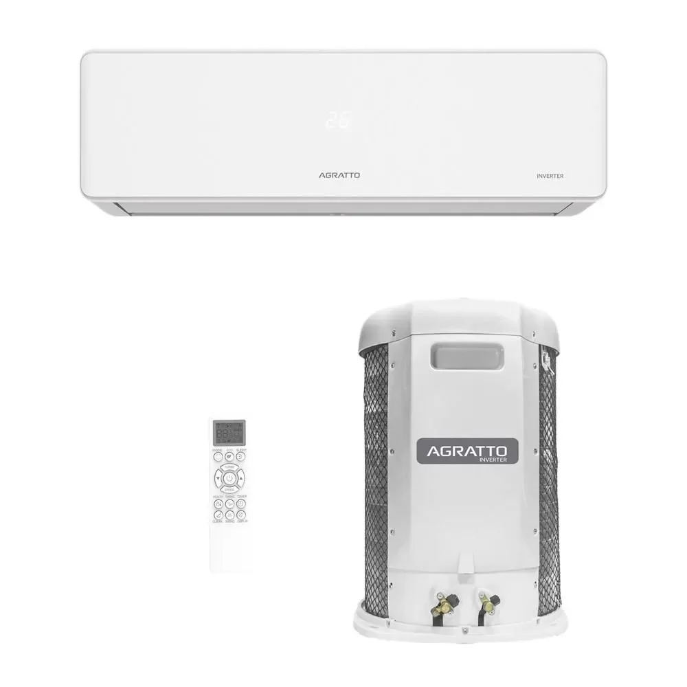 Ar Condicionado Split Hi Wall Agratto Fit Top Inverter 18000 BTUS Frio 220V Branco Monofásico FICST18F-02