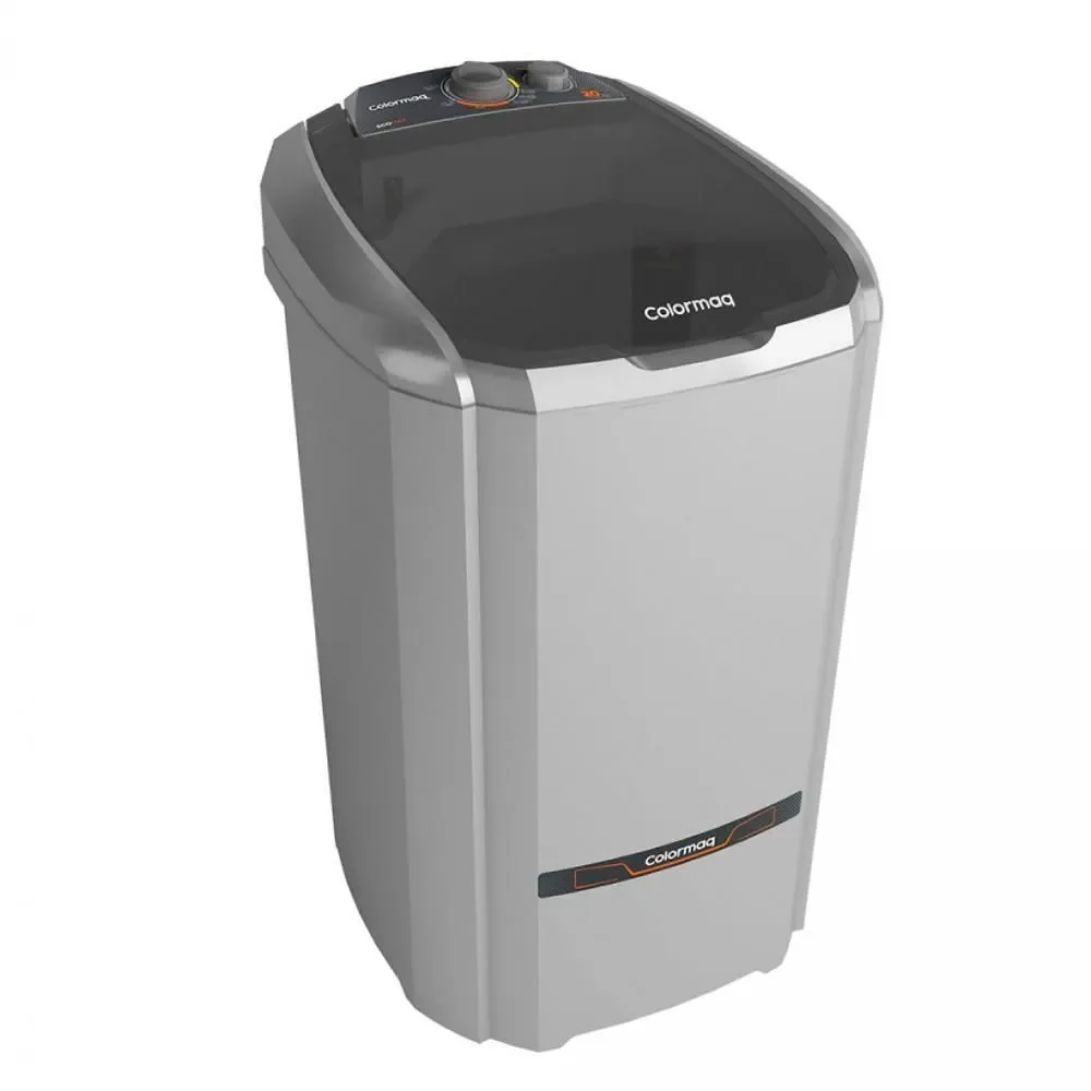 Tanquinho Semiautomático Colormaq LCS 20kg Lavadora de Roupas Superior Prata 110V