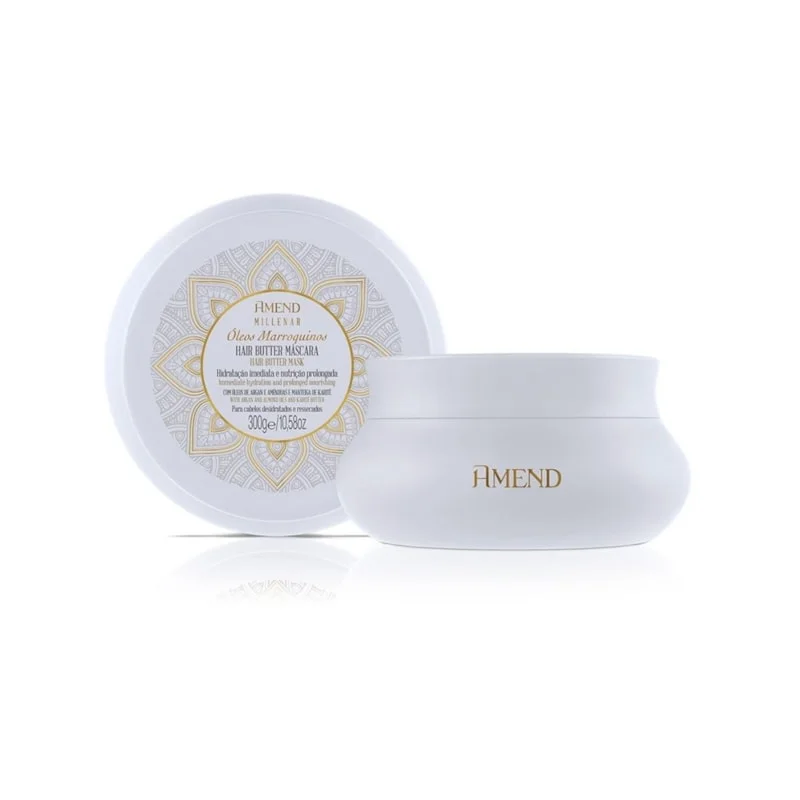 Máscara de Tratamento Amend Millenar Hair Butter Óleos Marroquinos 300