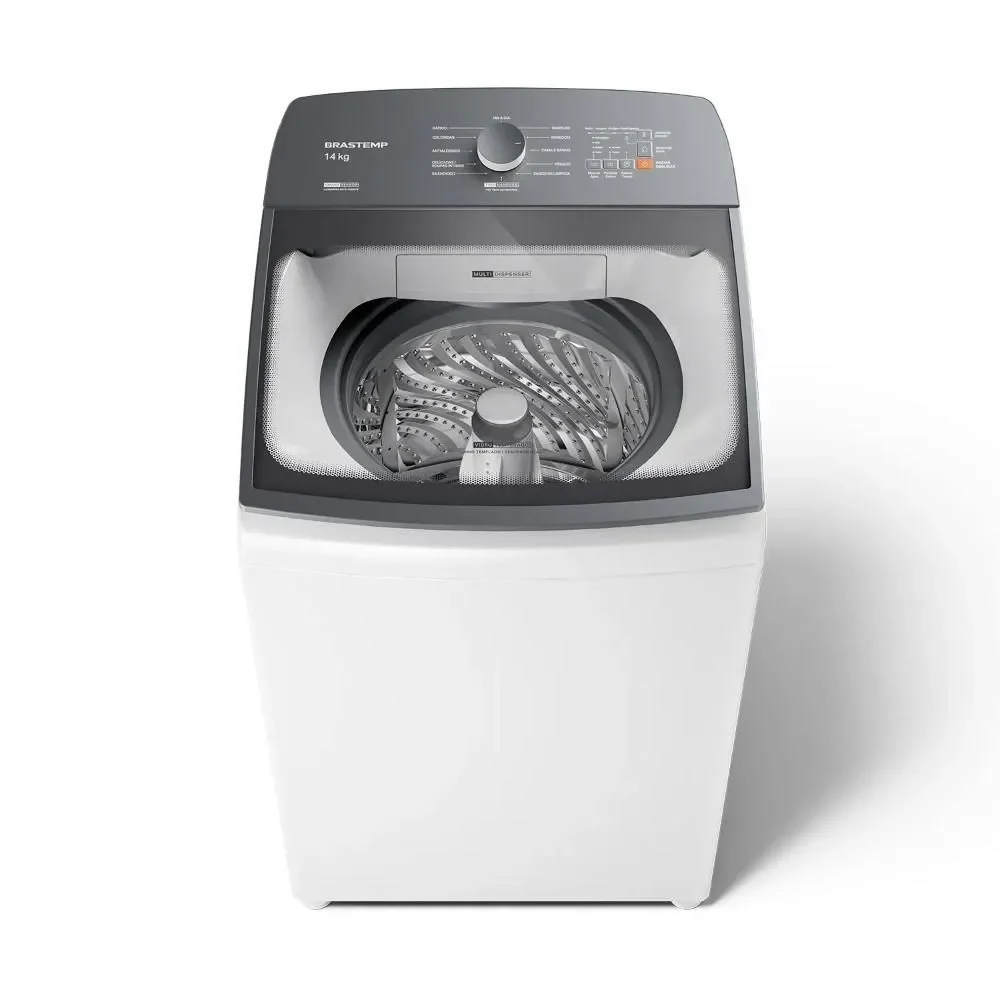 Lavadora Brastemp BWJ14 14kg Automática com Smart Sensor e Ciclo Tira Manchas Branco 110V