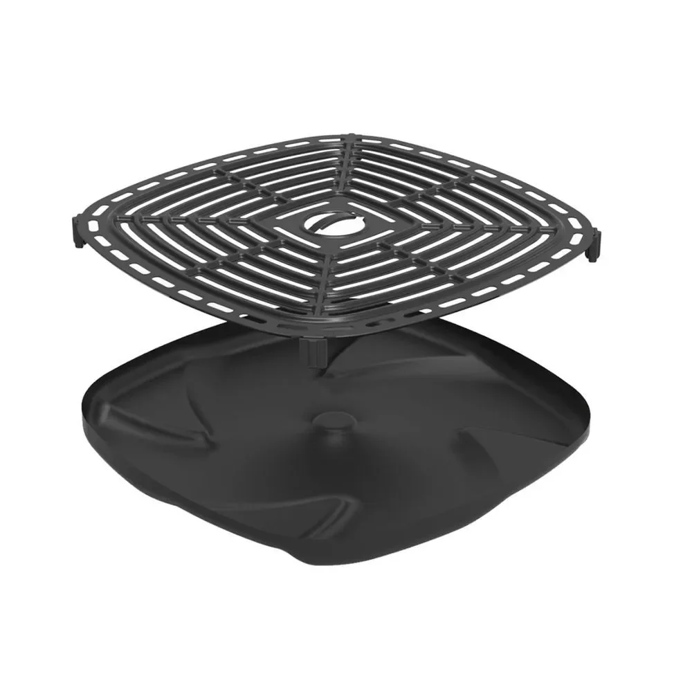 Fritadeira Elétrica Air Fryer Cuisinart Digital 7,2L Inox com Timer 8 Funções Temperatura Até 220°C 110V