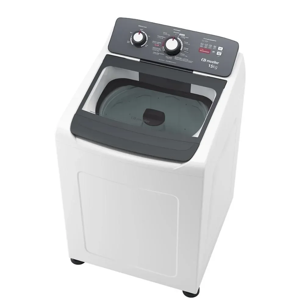 Lavadora Automática Mueller MLA15 15kg com Ultracentrifugação e Ciclo Rápido 220V