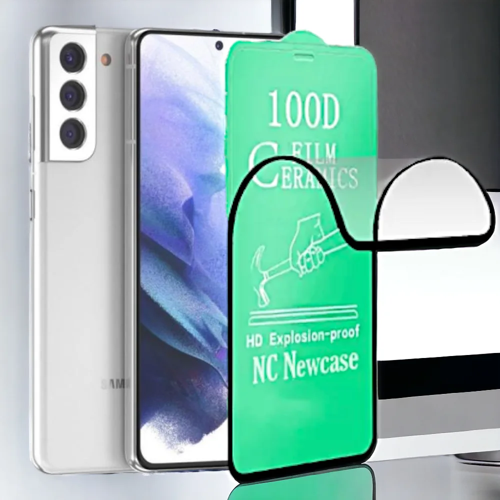 Pelicular de Cerâmica 9D Flexivel Galaxy S21, S21 Plus e S21 Ultra