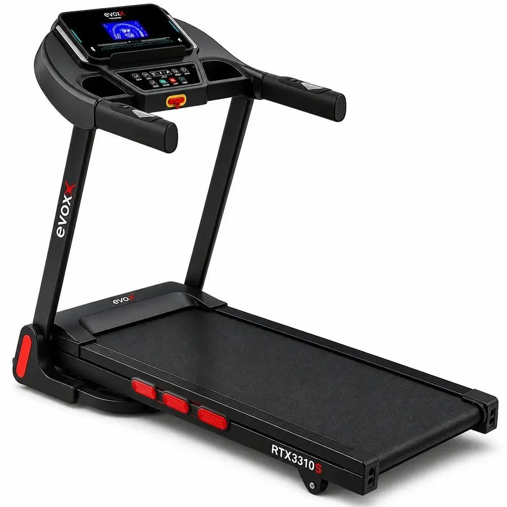 Esteira Elétrica RTX 3310s Eletrônica 2,5HPM 16KM-H Inclinação Eletrônica Residencial Evox Fitness