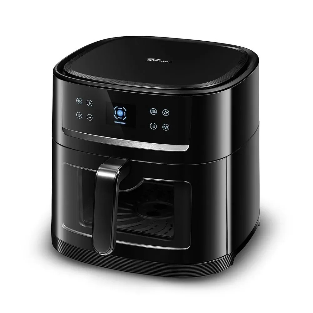 Fritadeira Air Fryer Fischer Smart 8L 1700W Sensor Smart com Visor Preto 220V
