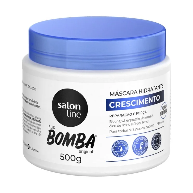Máscara de hidratação SOS Bomba Original Salon Line 500g