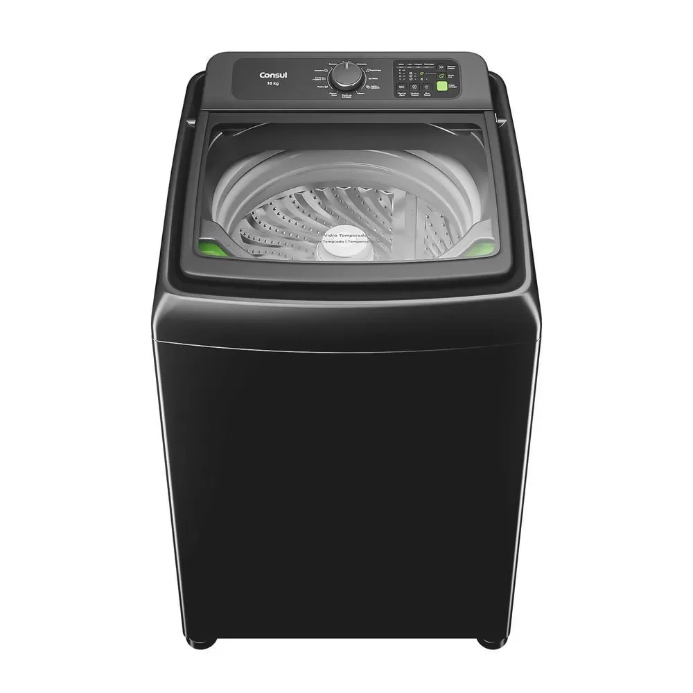 Máquina De Lavar Consul 16kg Cinza Chumbo Com Modo Eco CWN16A9