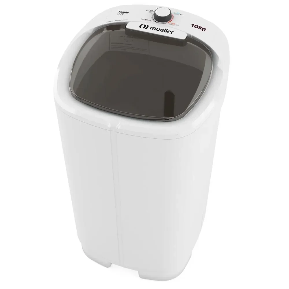 Lavadora Mueller Family Lite 10kg Semiautomática com Filter e Dispenser Branco 220V